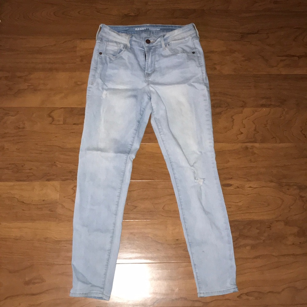 Old navy light wash jeans size 4